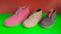 Английски детски обувки естсетвен велур-KANGOL 3 цвята, снимка 1 - Детски обувки - 31759426