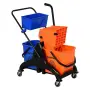 Професионална количка за почистване с 2 x 26L кофи, снимка 1