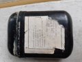 Стара бакелитена кутия от военна аптечка черна, снимка 1