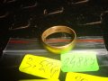 СТАРИНЕН ПОЗЛАТЕН БРОНЗОВ ПРЪСТЕН ХАЛКА МАЙСТОРСКА ИЗРАБОТКА 24887, снимка 7