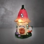 6536 Соларна градинска декорация лампа Къщичка Welcome, 20 cm, снимка 2
