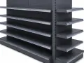 Островна стелажна група с Т-образна конфигурация 40х165х40, L253, снимка 3