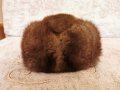 Дамска шапка естествен косъм , снимка 1 - Шапки - 39468584