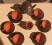 Керамичен сервиз за кафе от 60те години на ХХ век. 14 части, снимка 3