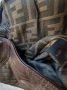 Фенди Кафява кожена чанта Fendi Spy , снимка 17