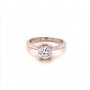Златен дамски пръстен 3,58гр. размер:55 14кр. проба:585 модел:14312-3, снимка 1 - Пръстени - 39855877