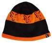 Шапка - плетена Fox Black & Orange Beanie, снимка 1 - Екипировка - 42915302