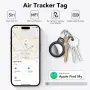 QCOQ Air Tracker етикети - пакет от 4 черни, снимка 2