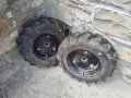 Комплект Джанти с Гуми За Мотофреза, Мотоблок, Мотокултиватор. / ГУМИТЕ НЕ СА ЗДРАВИ! / НОМЕР 1911., снимка 1