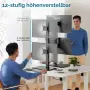 Вертикална стойка за 2 монитора AX WABER, 13"-32", свободностояща, снимка 4