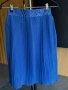 Синя плисирана пола Adidas Originals, снимка 1