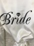 Bride сатенен халат , снимка 3