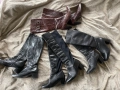 Ботуши чизми естествена кожа 4 чифта, снимка 5