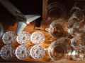 Ретро: кристални сервизи – чаши, чинии - неизползвани, снимка 7