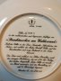 Австрийска порцеланова декоративна чиния сова, снимка 5