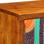 vidaXL Шкаф за обувки 90 x 35 x 55 см Солидно акациево дърво Кафяво, снимка 7