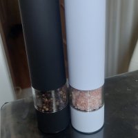 Бяла мелничка  за сол и черен пипер, снимка 4 - Други стоки за дома - 42649390