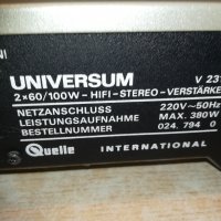 universum v2315 hifi amplifier 2x60/100w 1703211114 &, снимка 10 - Ресийвъри, усилватели, смесителни пултове - 32193160