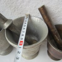3 бр стари хавани хаван чукало метал, снимка 7 - Антикварни и старинни предмети - 29742884