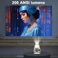 SMART Magcubic Projector HY300 4K Android 11, снимка 4 - Друга електроника - 44168289