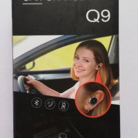 СЛУШАЛКА СЪС ЗАРЯДНО ЗА КОЛА Q9  2 в 1  Bluetooth версия: 4.1, снимка 1 - Друга електроника - 38404161