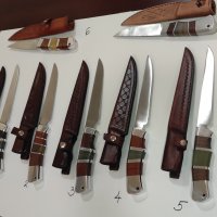 Ловни, туристически, кухненски ножове, нож с кания ръчна изработка. Подходящ подарък за ценители!, снимка 12 - Ножове - 38134437
