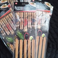 Бамбукови пръчици за хранене (декорация), снимка 7 - Прибори за хранене, готвене и сервиране - 35310559