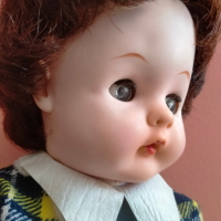 Стара оригинална кукла MMM-Puppe Germany 1960 38 см, снимка 9 - Колекции - 44928314