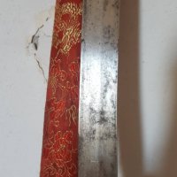 Красив стоманен меч с калъф, снимка 13 - Антикварни и старинни предмети - 37920977