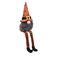 Декоративна фигура за Хелоуин, Гном с шапка и крака, 48см, снимка 1 - Декорация за дома - 42336952
