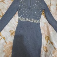 Продавам дамска рокля с перли, снимка 5 - Рокли - 44438122