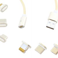 3000051459 Кабел магнитен за Смартфон, APTEL AK239B, MICRO USB 3in1, GOLD, снимка 1 - USB кабели - 29877479