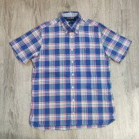 Мъжка риза Tommy Hilfiger M размер къс ръкав , снимка 1 - Ризи - 40406096