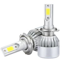Комплект диодни крушки за фарове Led Headlight C6 H7, снимка 3 - Аксесоари и консумативи - 33932109