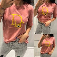 Дамска тениска Christian Dior код 214, снимка 1 - Тениски - 40311974