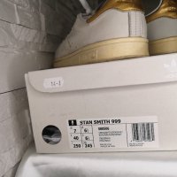 Намалени! Кецове Adidas Stan Smith 999, 40 размер, естествена кожа,сиви, златни, снимка 8 - Кецове - 38089398