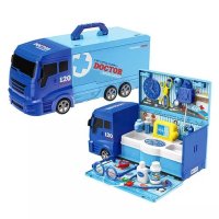 Детски камион Докторски център, снимка 1 - Коли, камиони, мотори, писти - 44262027