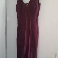 Официална рокля цвят лилав 124 см, снимка 1 - Рокли - 39981706