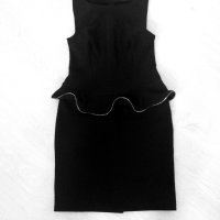 Черна рокля LUCY, размер М, снимка 6 - Рокли - 42765409