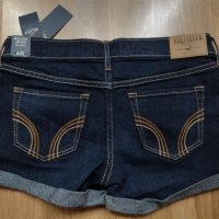Дамски къси дънки Hollister 25 размер - с етикет, снимка 1 - Къси панталони и бермуди - 37358183