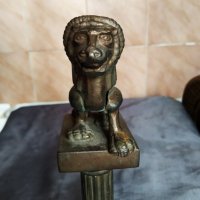 бронзова статуетка-лъв, снимка 6 - Антикварни и старинни предмети - 30373673