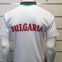 Нова мъжка тениска с шпиц деколте и трансферен печат България, герб, снимка 3 - Тениски - 29889810