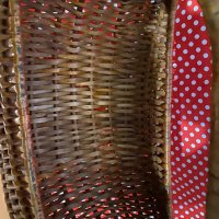 Плетена кошница , снимка 2 - Декорация за дома - 42872262