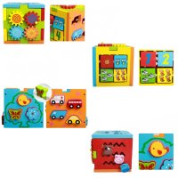 Детско дървено кубче, снимка 8 - Образователни игри - 42526499