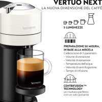 Кафемашина с капсули DeLonghi Nespresso Vertuo Next, снимка 4 - Кафемашини - 42490141