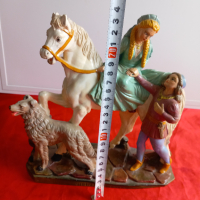 G. Ruggeri, Голяма Порцеланова Статуетка Ромео и Жулиета, снимка 7 - Антикварни и старинни предмети - 44774906