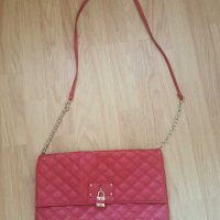 Червена нова луксозна чанта, снимка 1 - Чанти - 31515660