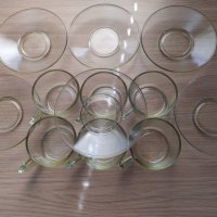 Огнеупорни / стъклени чаши за кафе Симакс Чехословакия, снимка 7 - Чаши - 31985054