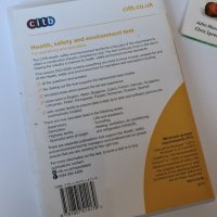 Диск "Health, safety and environment test for operatives and specialists" + подарък "first aid, снимка 3 - DVD филми - 31795172