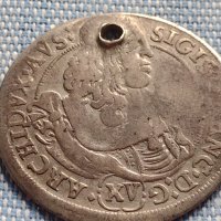 Сребърна монета 15 кройцера 1664г. Сигизмунд Франц Хал Тирол 12206, снимка 1 - Нумизматика и бонистика - 42899784